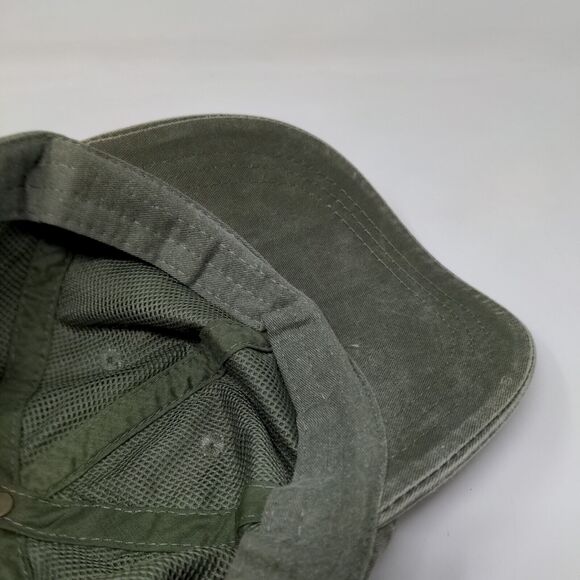 Adams Men's Slideback Hat Green Adjustable Graphic ADK Logo Cheese.com - Picture 10 of 12